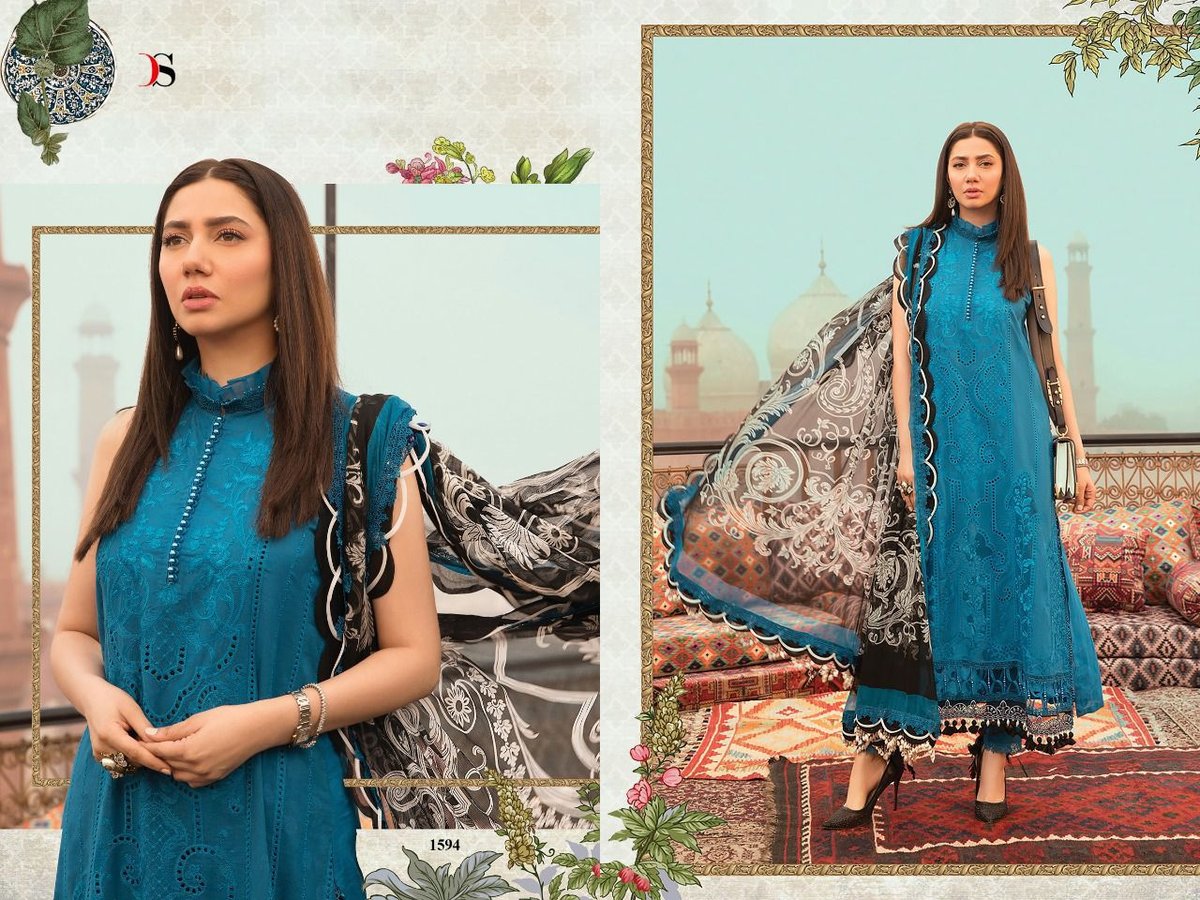 Deepsy Suits Maria B Lawn 22 Vol-3 1591-1596 Series 4