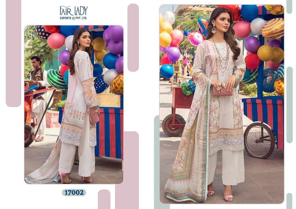 Fair Lady Ayesha Zara Premium Lawn Collection 17001-17005 Series 2