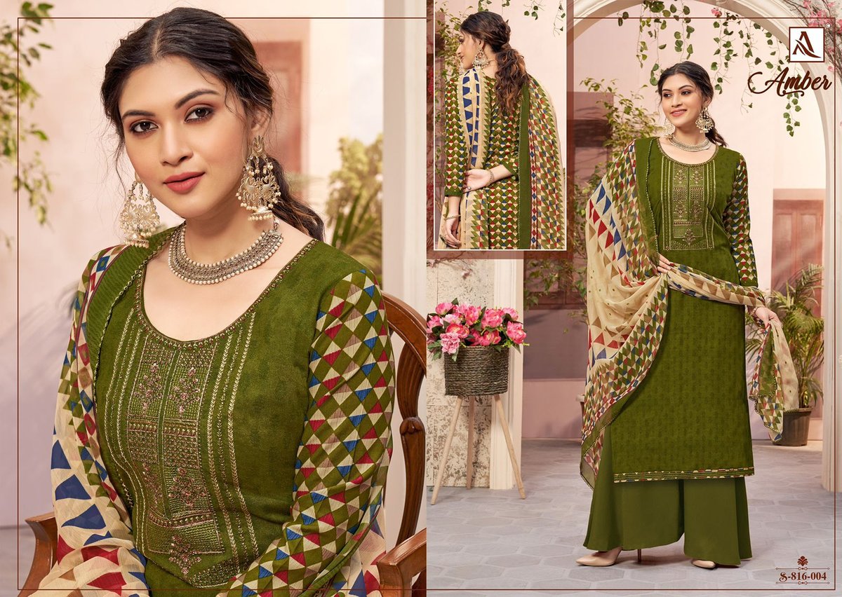 Alok Suits Amber 816-001 to 816-010 Series 4