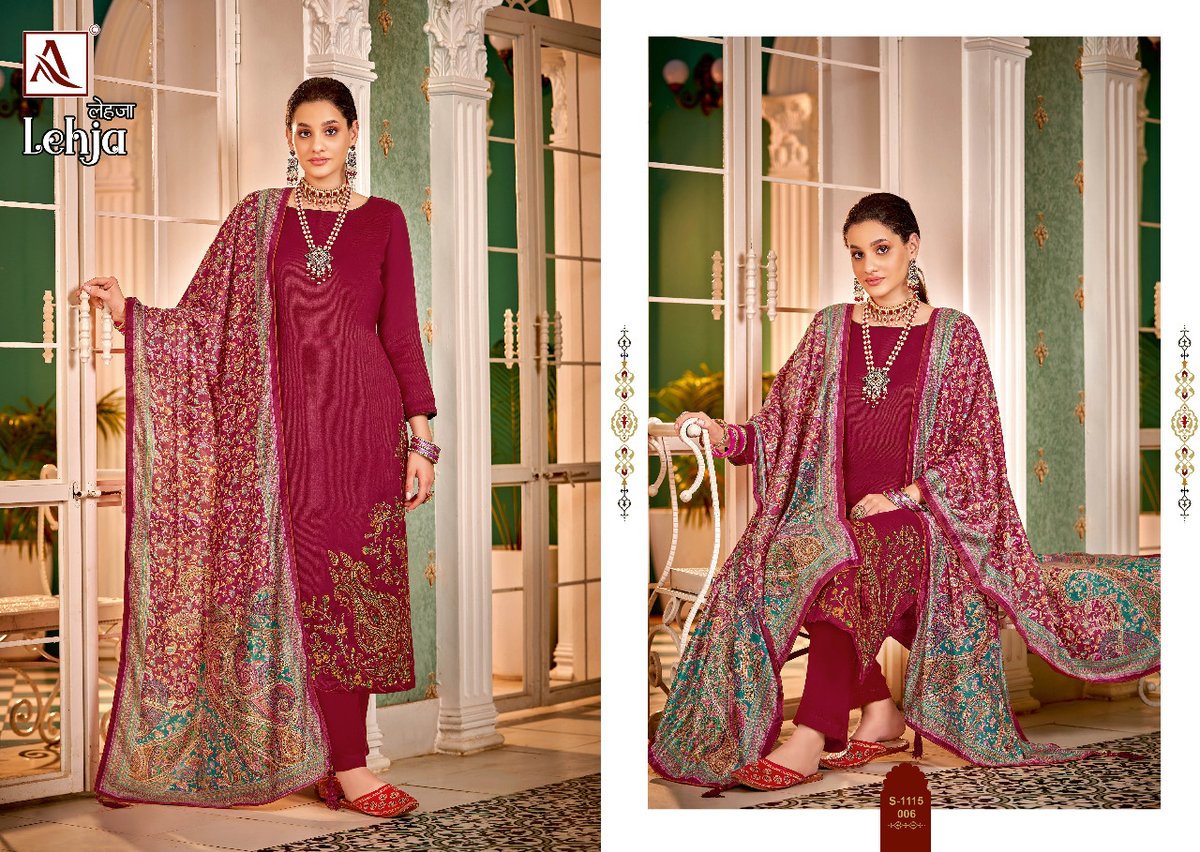 Alok Suit Lehja 1115-001 to 1115-006 Series 6