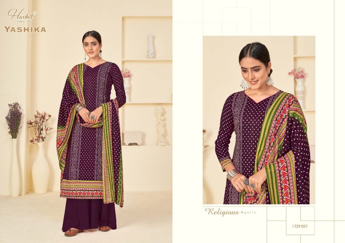 Harshit Fashion Yashika 1729-001 to 1729-010 Series 7
