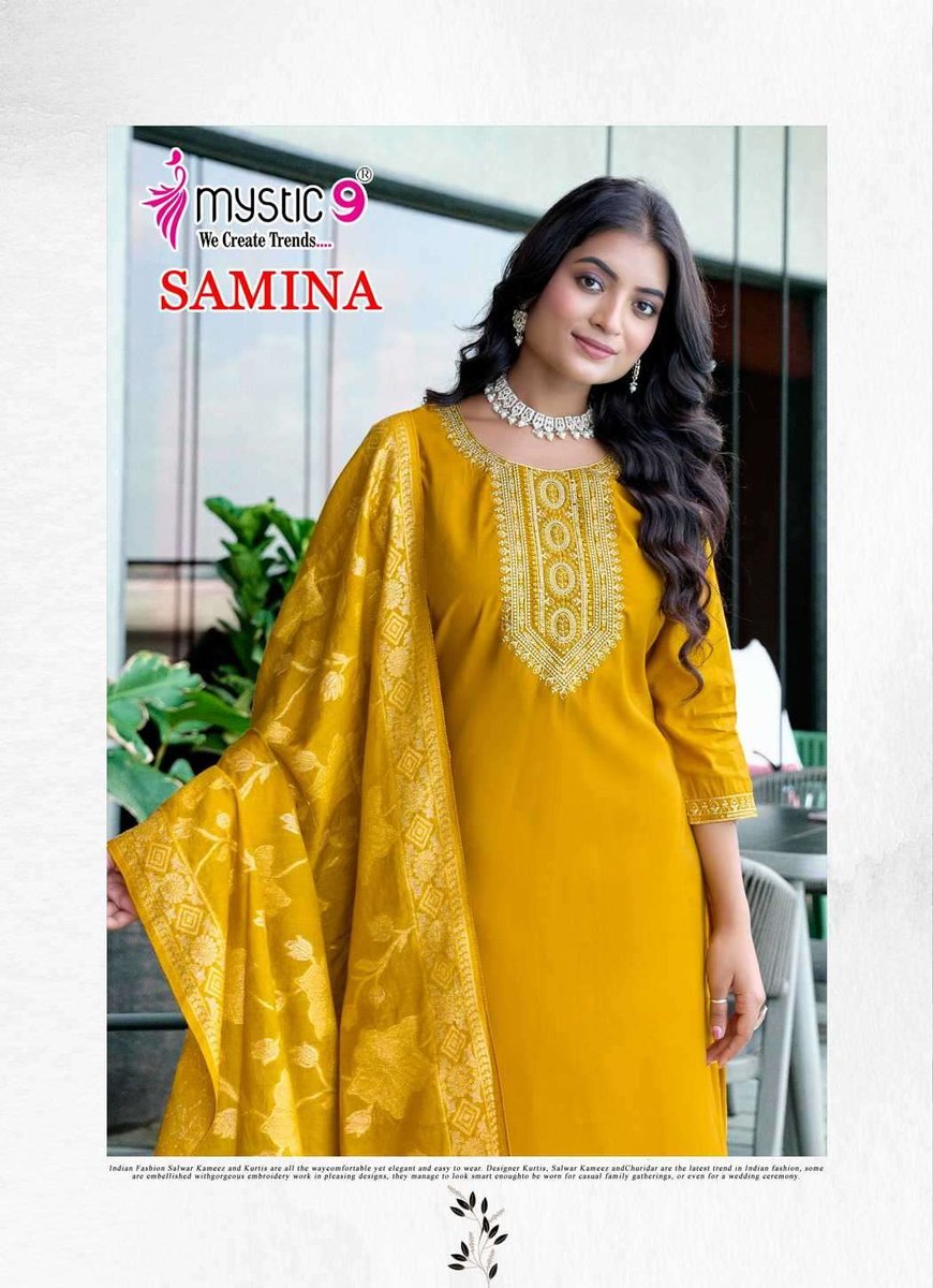 MYSTIC 9 SAMINA VOL-1 ROMAN SILK 1001-1008 SERIES 4
