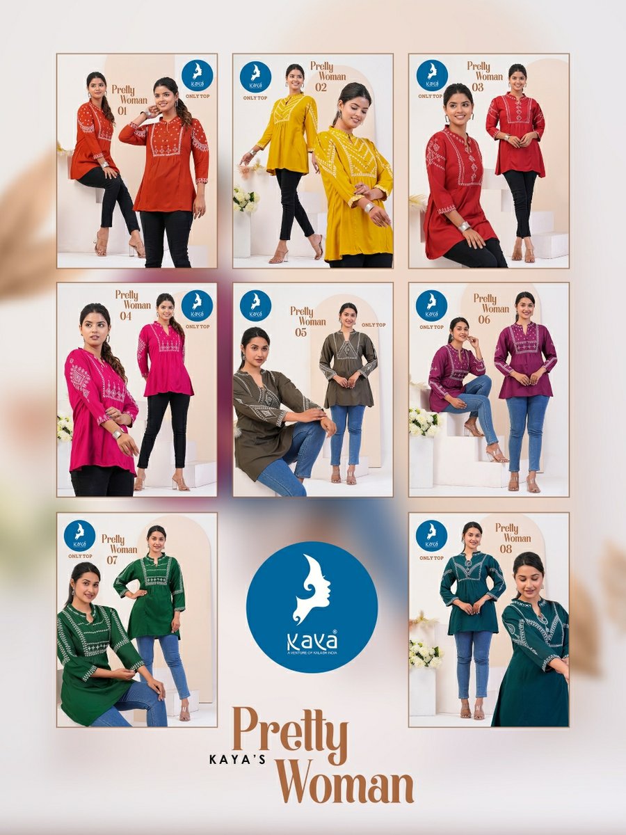 KAYA KURTI PRETTY WOMEN 01 TO 08 9