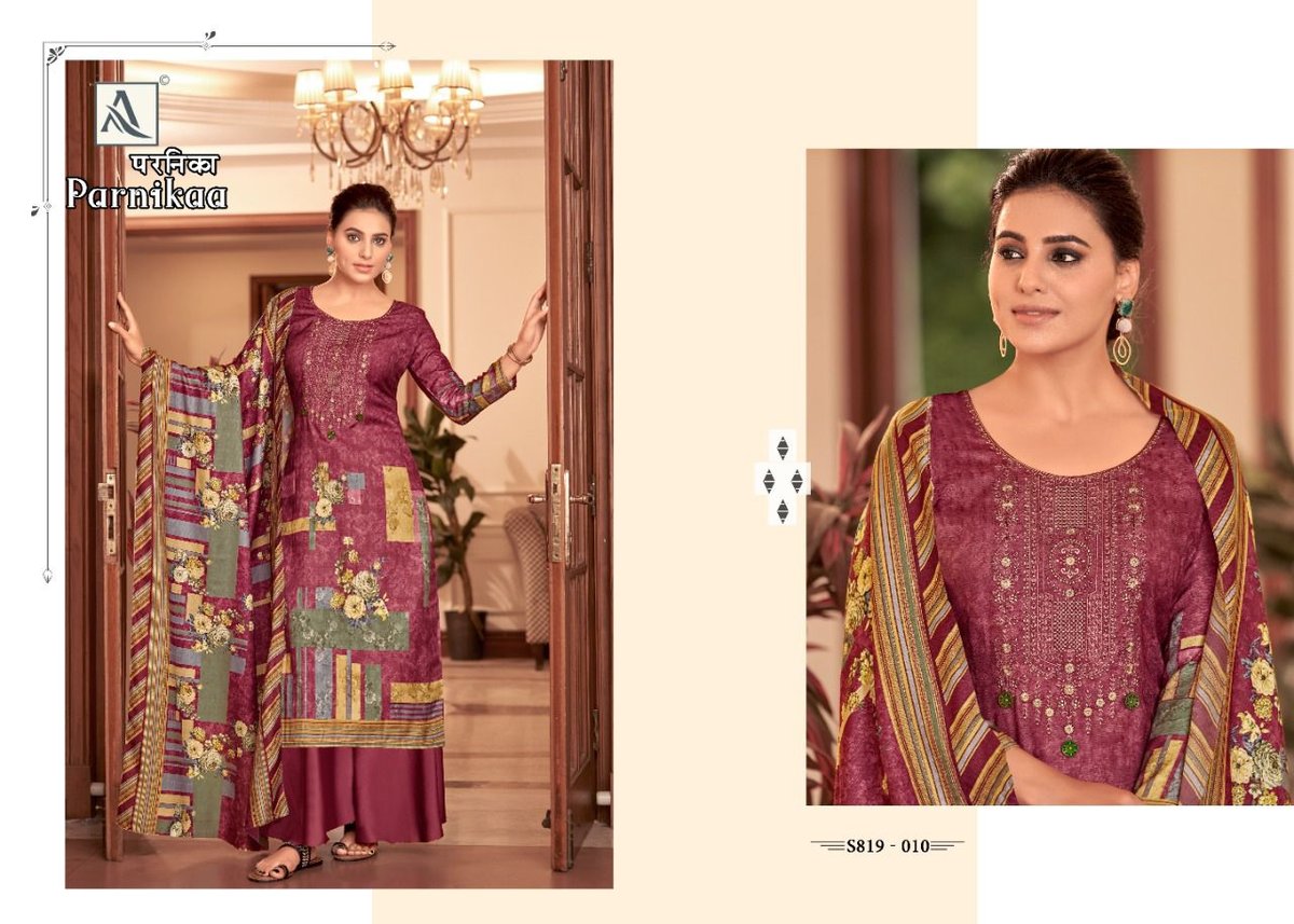 Alok Suits Parnikaa 819-001 To 819-010 Series 10
