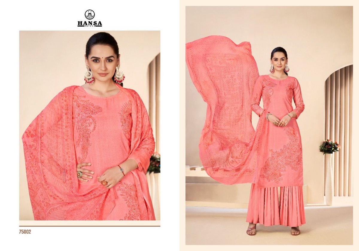 Hansa Prints Husna Ara Niharika 75001-75006 Series 2