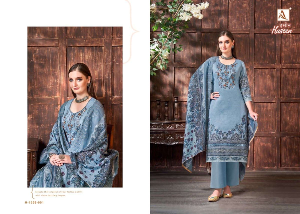 Alok Suit Haseen 1359-001 to 1359-008 Series 1