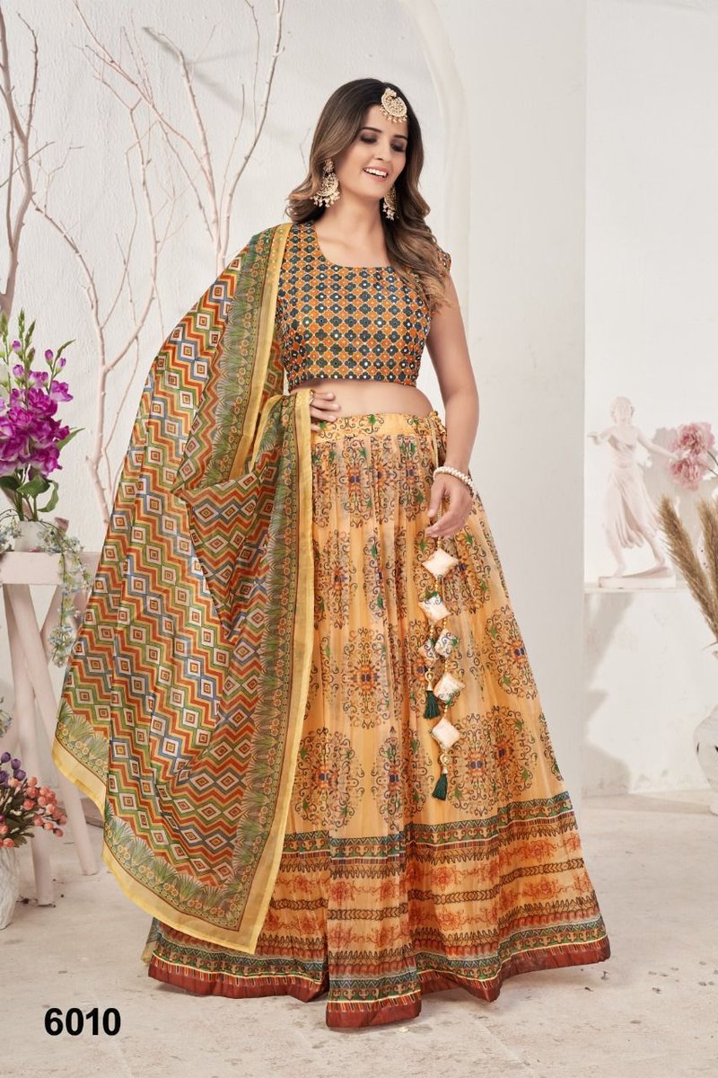 Nazneen Lehenga Akrut 6001-6011 Series 10