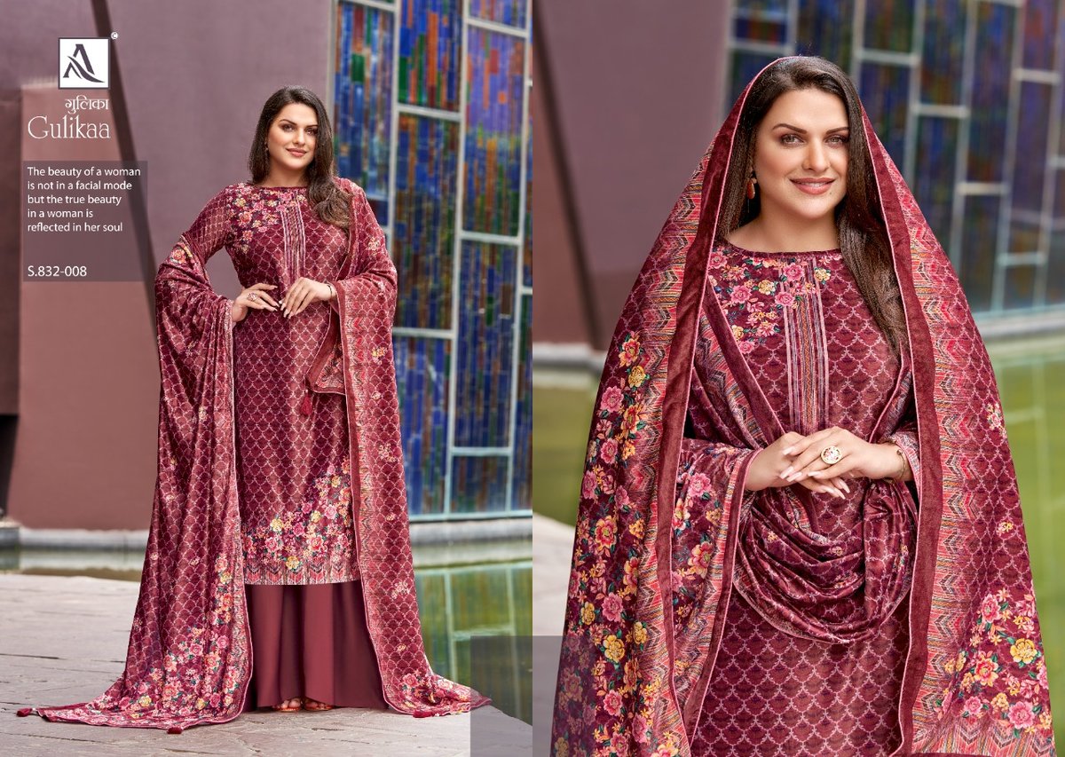 Alok Suits Gulikaa 832-001 to 832-008 Series 8