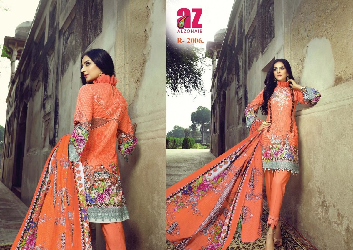 AZ AL Zohaib Roohi Lawn Collection 2001-2010 Series 6