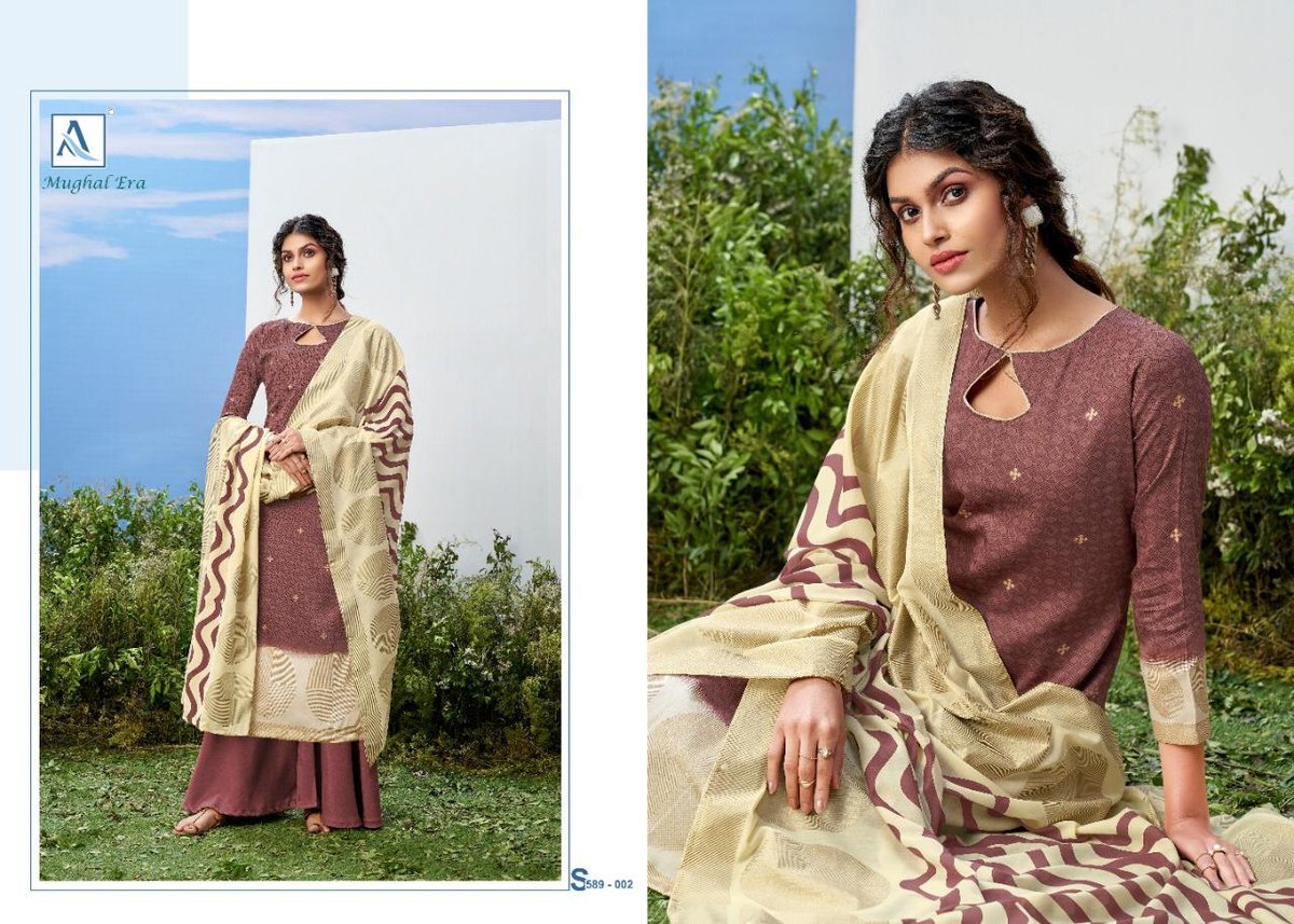 Alok Suits Mughal Era 589-001 to 589-010 Series 2