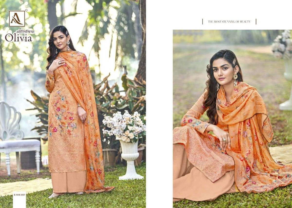 Alok Suit Olivia 945-001 to 945-008 Series 7