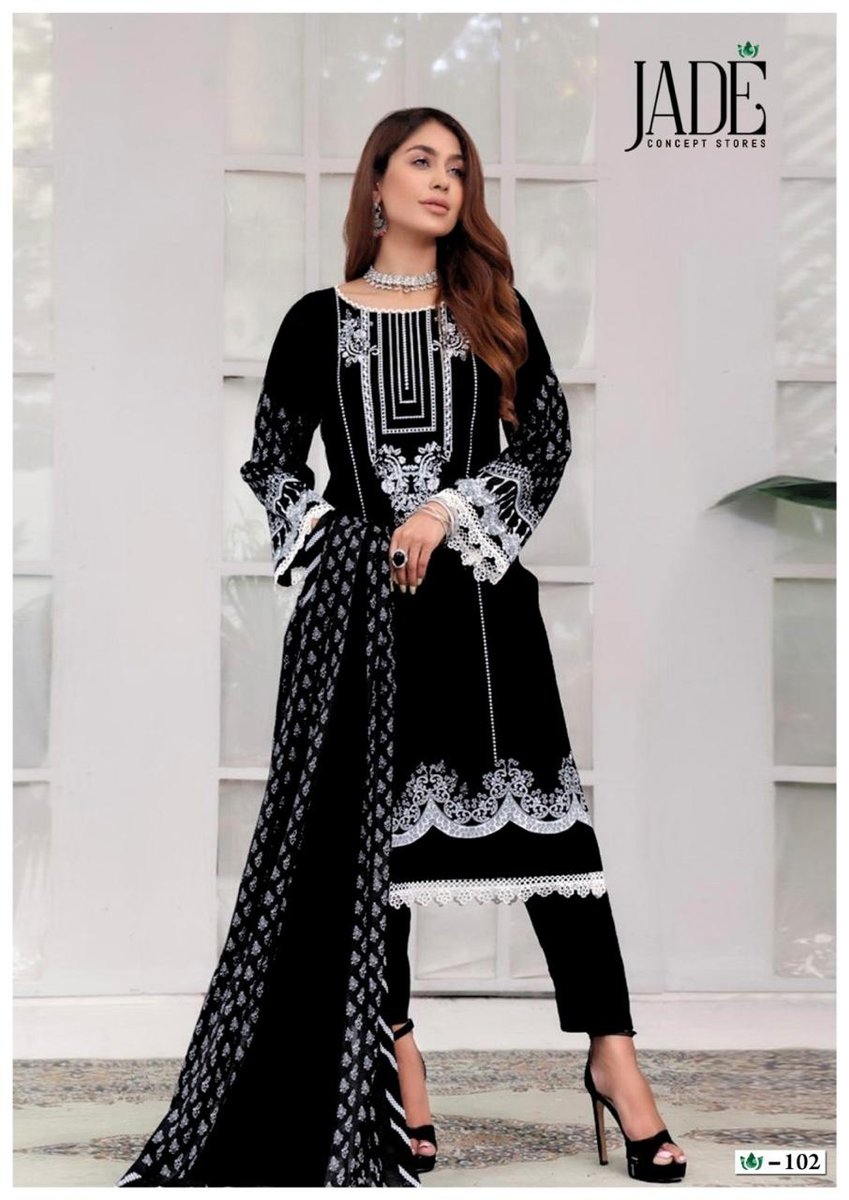 JADE BLACK & WHITE HEAVY COTTON COLLECTION 101 TO 106 2
