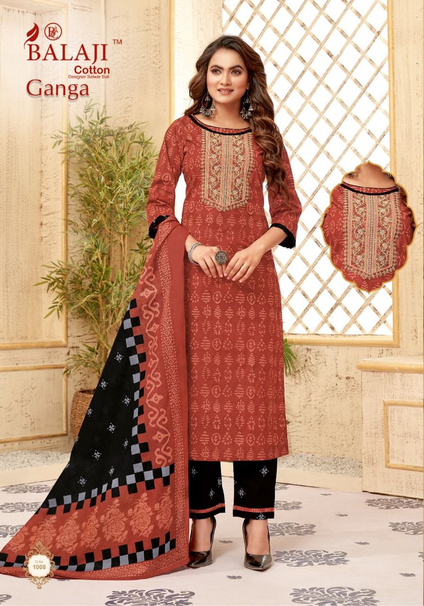 Balaji Cotton Ganga 1001-1012 Series 8