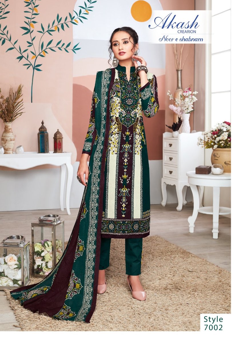 Akash Creation Noor E Sabnam Vol-7 7001-7010 Series 2
