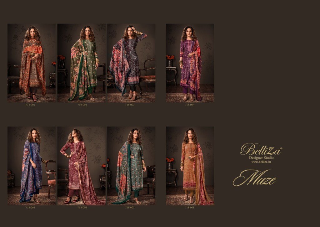Belliza Designer Muje 718-001 to 718-008 Series 9