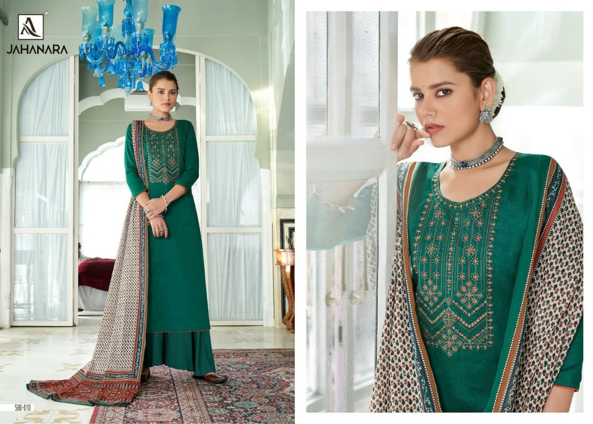 Alok Suits Jahanara 580-001 to 580-010 Series 10