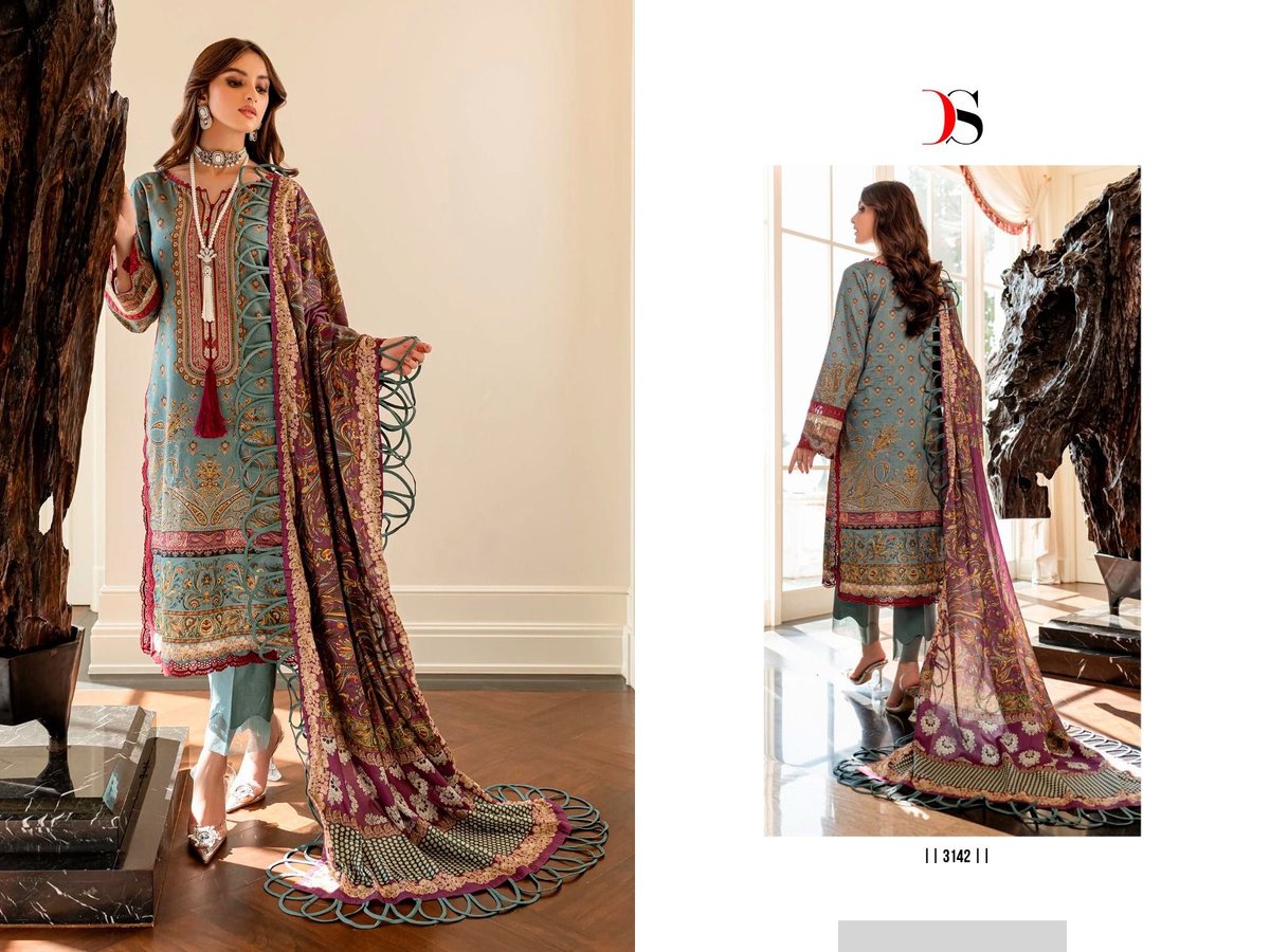 Deepsy Suit Firdous Queen's Court Vol-4 3141-3148 Series 2