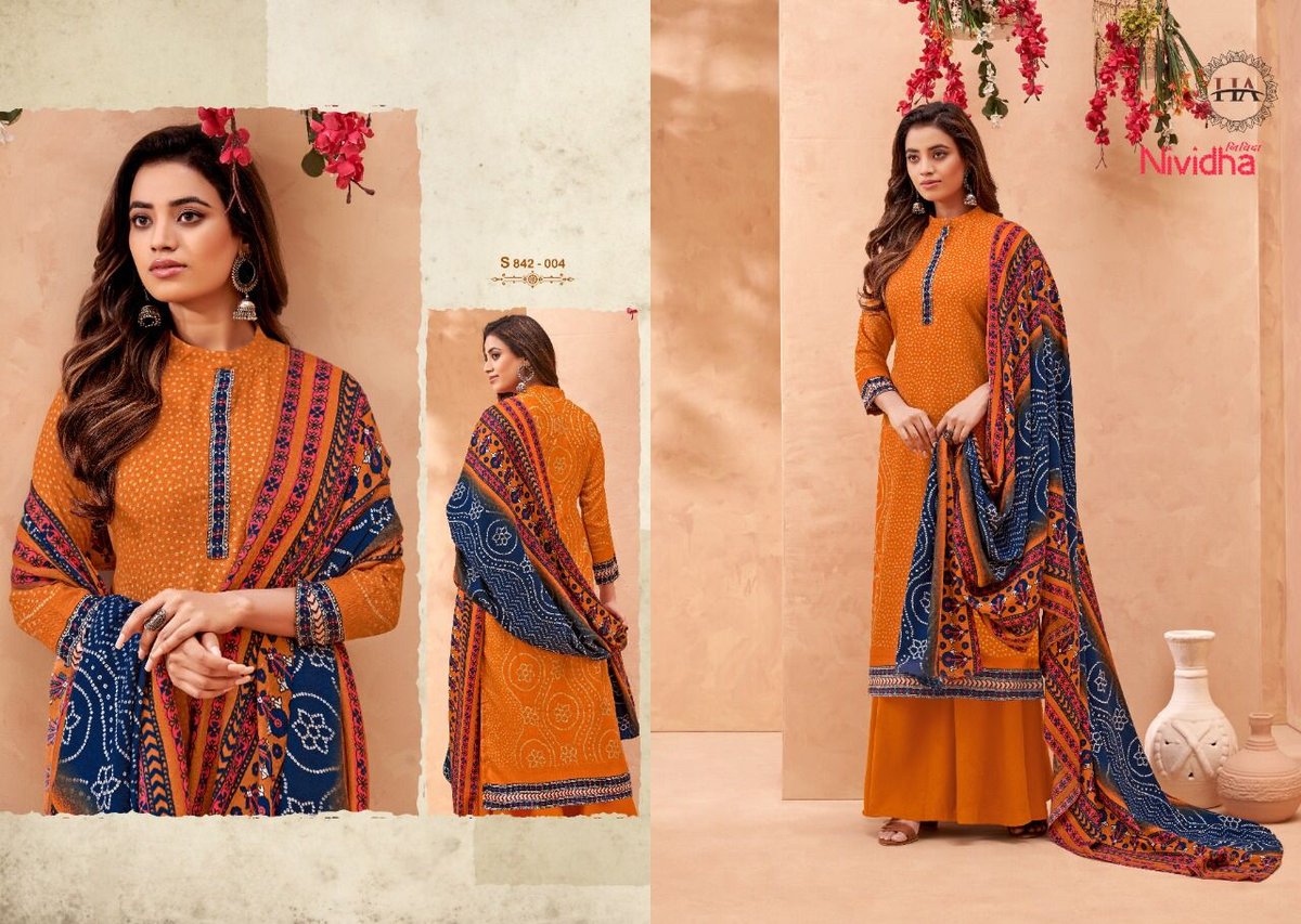 Harshit Fashion Nividha 842-001 to 842-010 Series 4