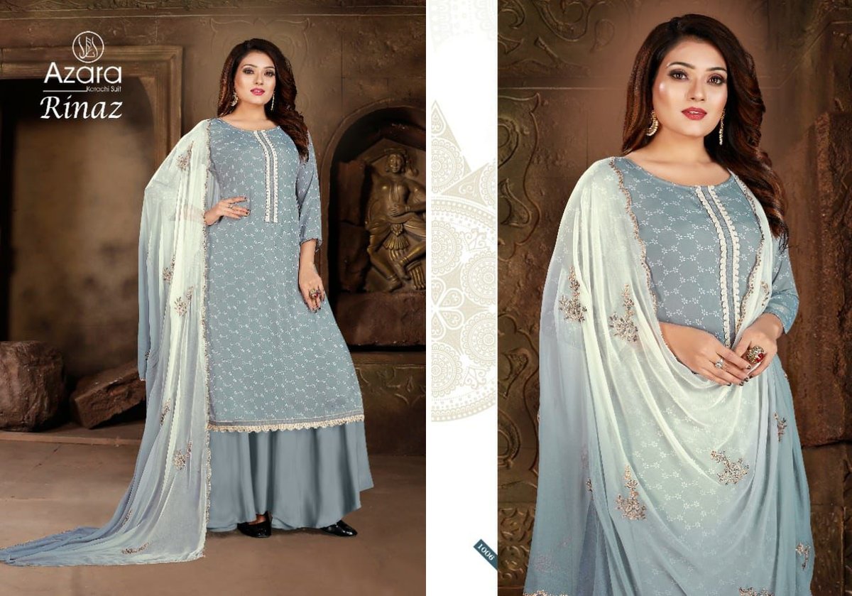 Azara Karachi Suit Rinaz 1001-1005 Series 5