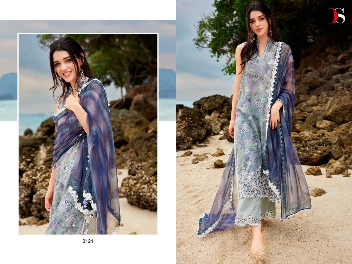 Deepsy Suit Chikankari Vol-23 3121-3128 Series 1