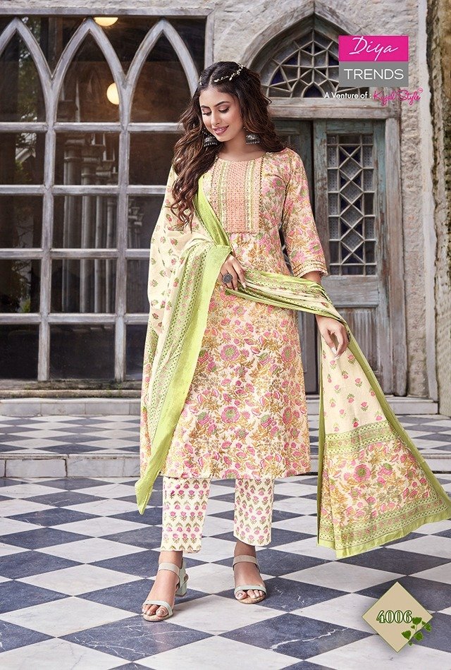 Diya Trends Odhani Vol-4 4001-4010 Series 6