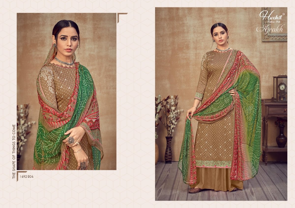 Alok Suits Ajrakh 1692-001 to 1692-010 Series 4