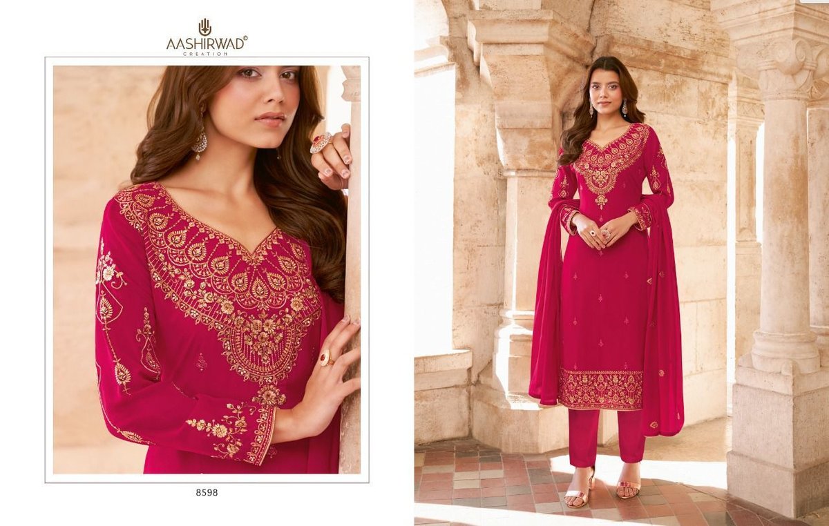 Aashirwad Creation Saarya 8598-8603 Series 1