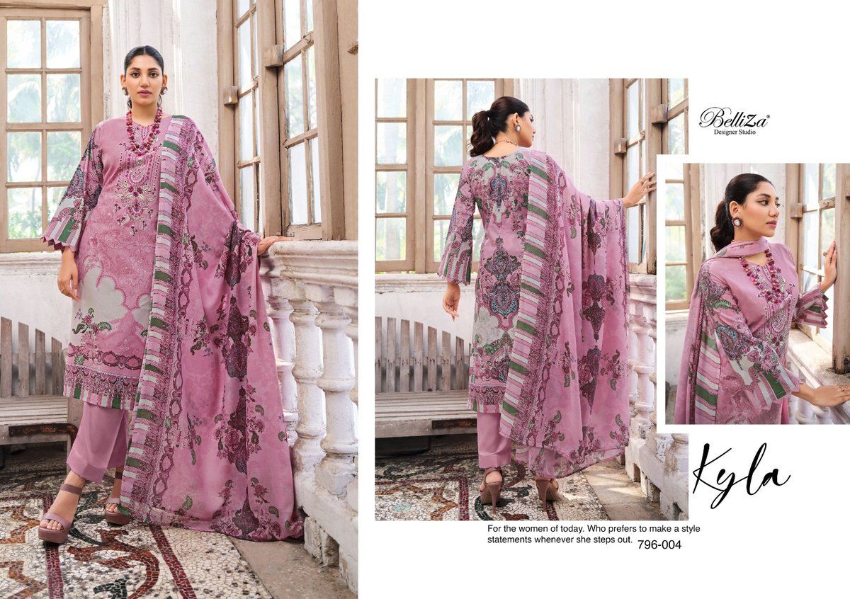 Belliza Designer Naira Vol-10 796-001 to 796-010 Series 4