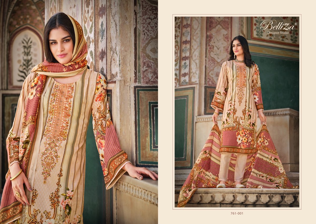 Belliza Designer Ziana 761-001 to 761-008 Series 1