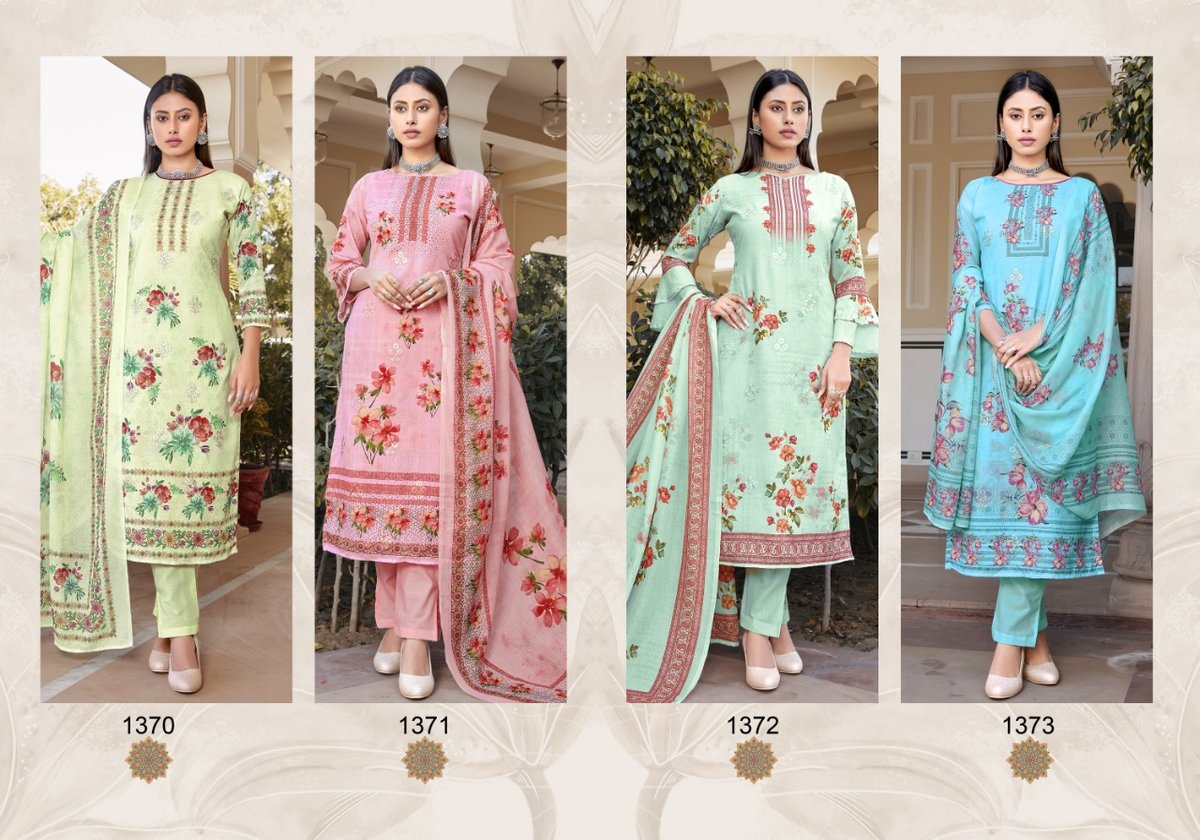 Bipson Prints Nargis Vol-02 1370-1373 Series 5
