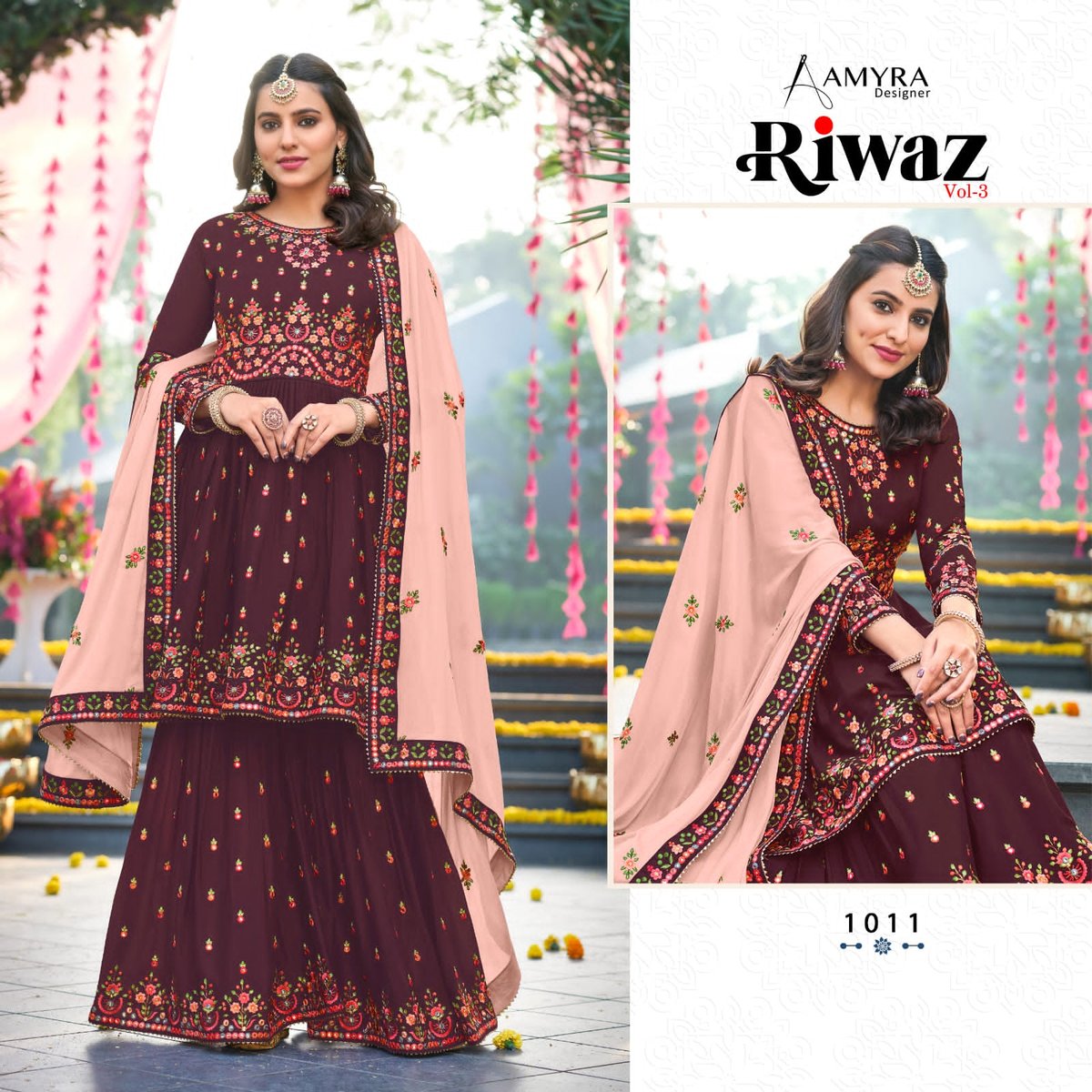 Aamyra Designer Riwaz Vol-3 1009-1012 Series 3
