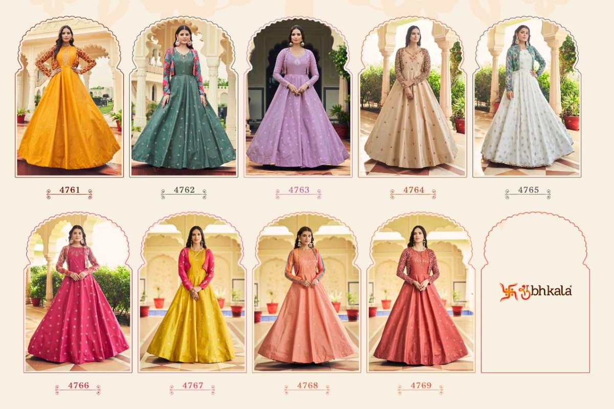 Shubhkala Floral Vol-22 4761-4769 Series 10