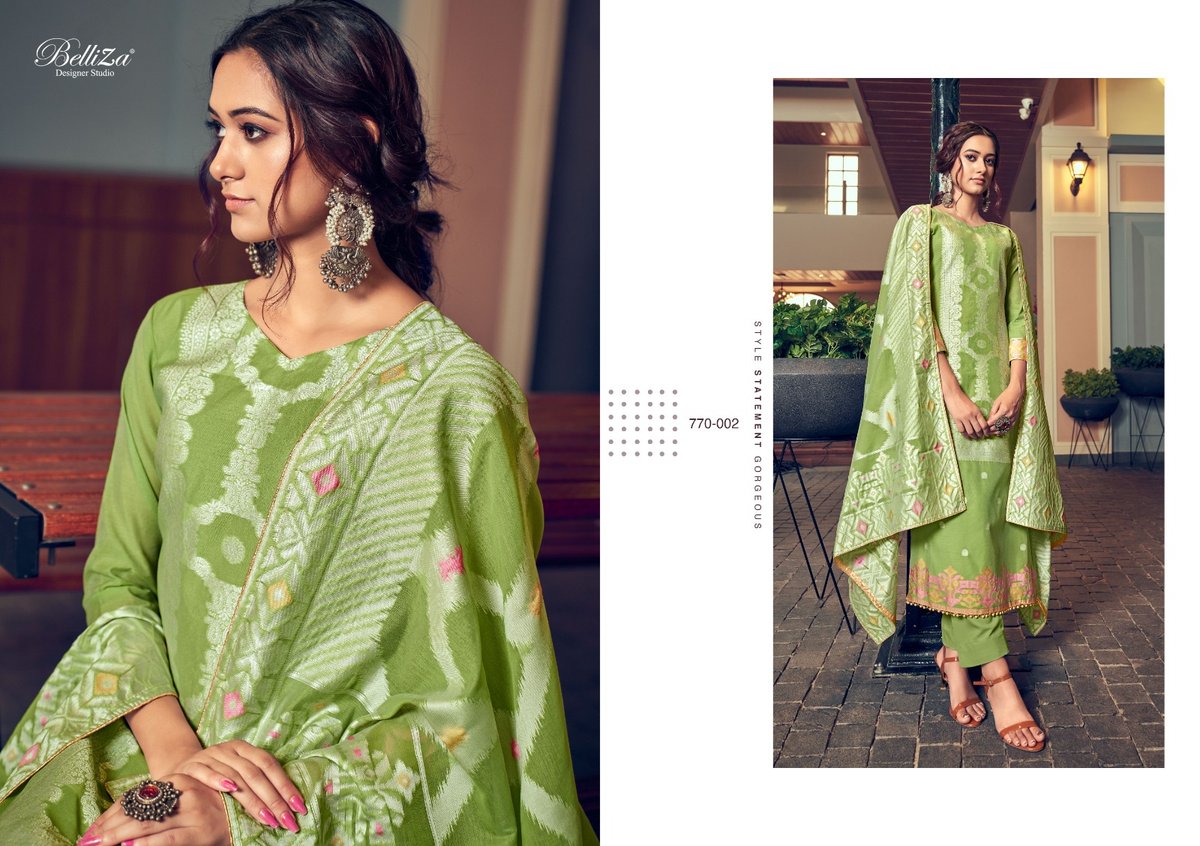 Belliza Designer Odhni 770-001 to 770-006 Series 2