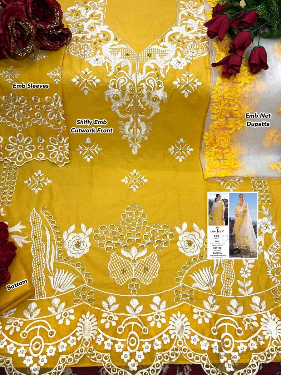 Asim Jofa Super Hit 56032 Dress Material 2