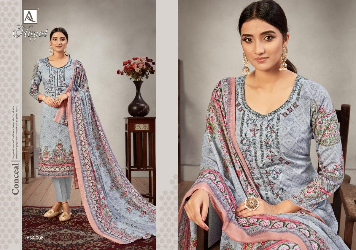 Alok Suits Hayat 654-001-654-008 Series 8
