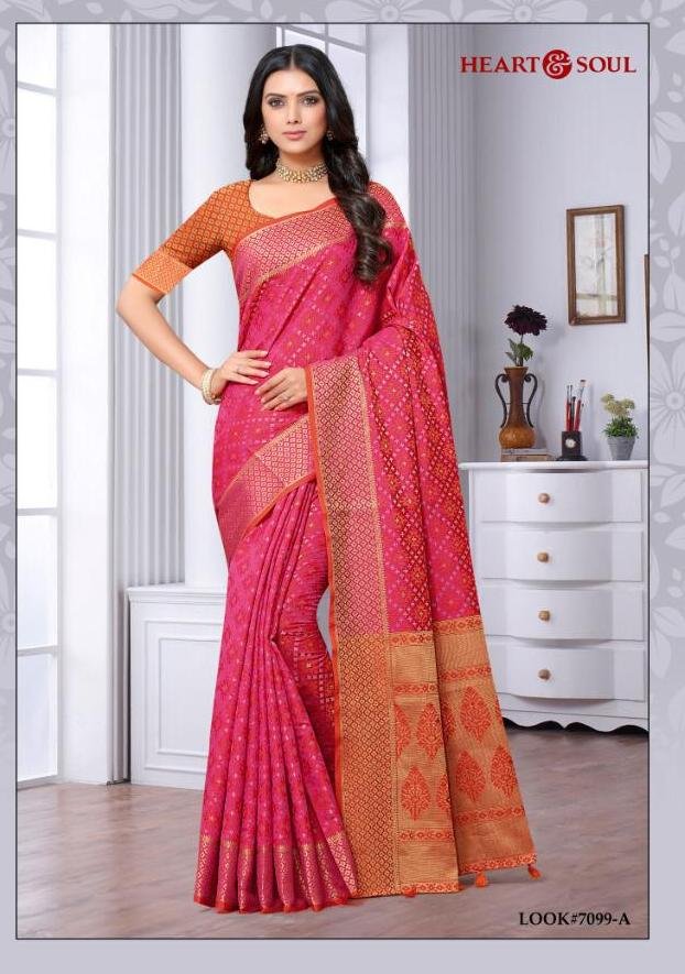 Heart & Soul Bandhani Weaves 7097-7099 Series 5