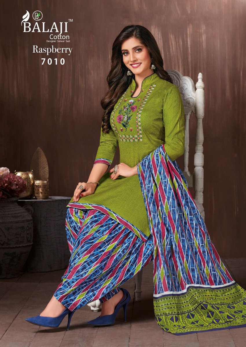 Balaji Cotton Raspberry Vol-7 7001-7012 Series 10