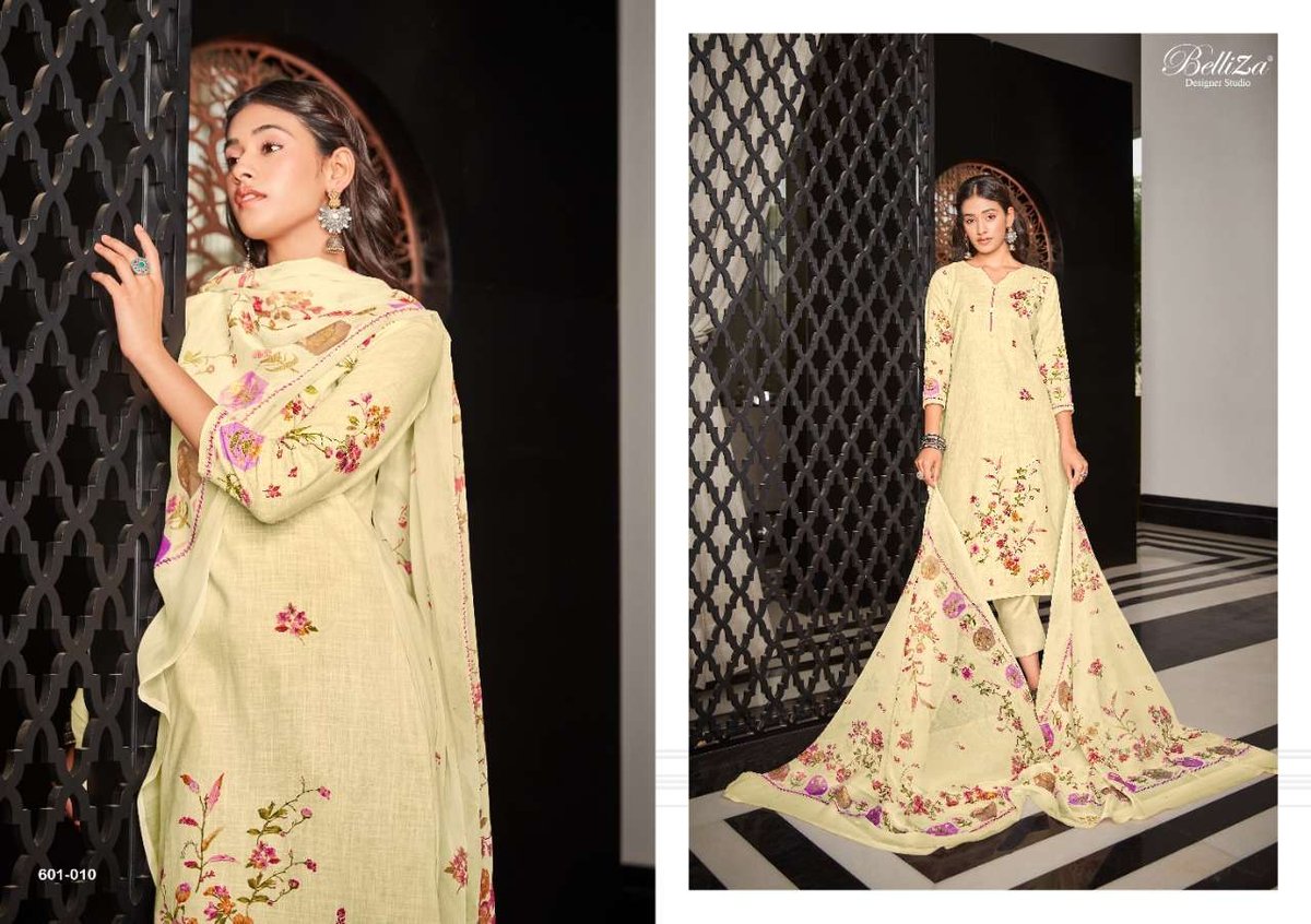 Belliza Designer Namika Vol-2 601-001 to 601-010 Series 10