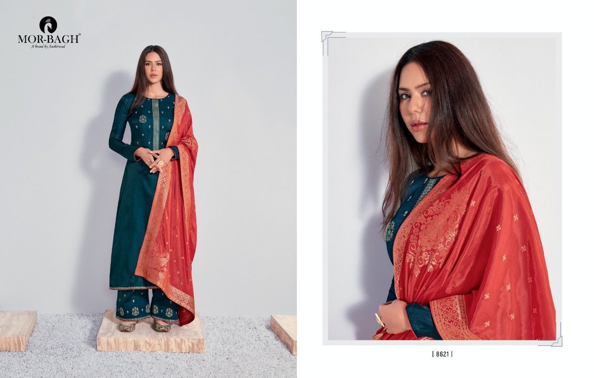Aashirwad Creation Mor Bagh Chitarkari 8620-8625 Series 2