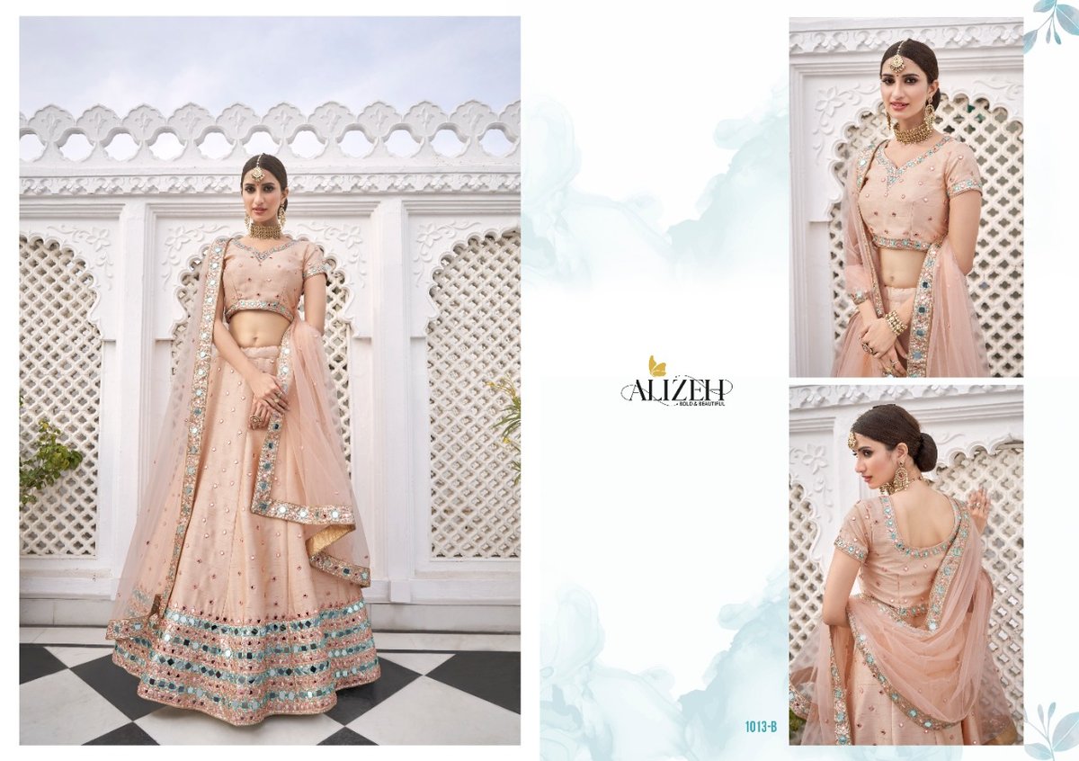 Alizeh Lehenga Mirror Maze 1012-1013 Color Edition 5