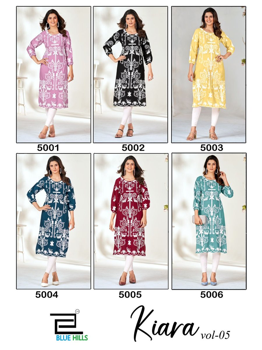 BLUE HILLS KIARA VOL-5 5001 TO 5006 7
