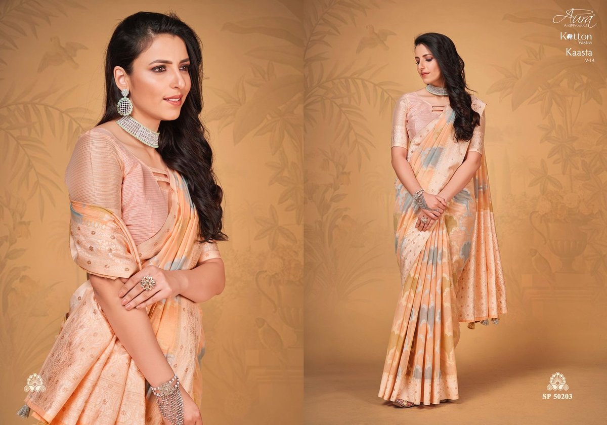 Aura Saree Kaasta Vol-14 50201-50206 Series 3