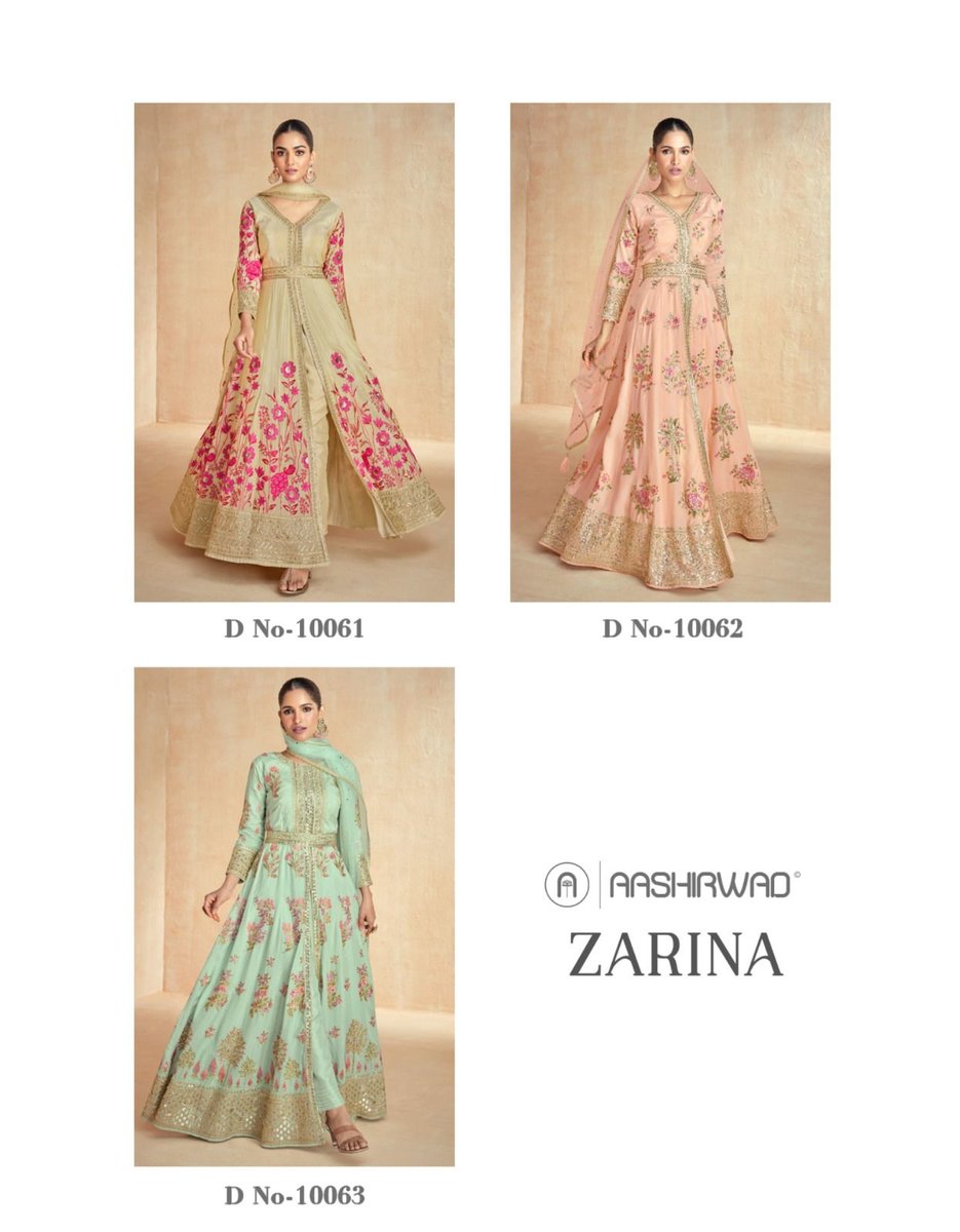 AASHIRWAD CREATION ZARINA 10061-10063 4