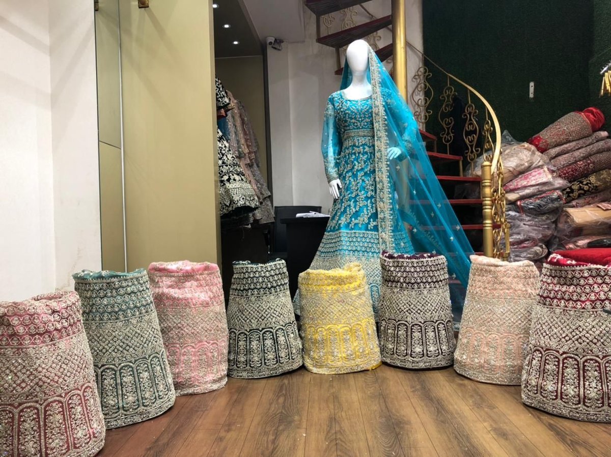 Bollywood  Designer Heavy Net Gown Colors 2