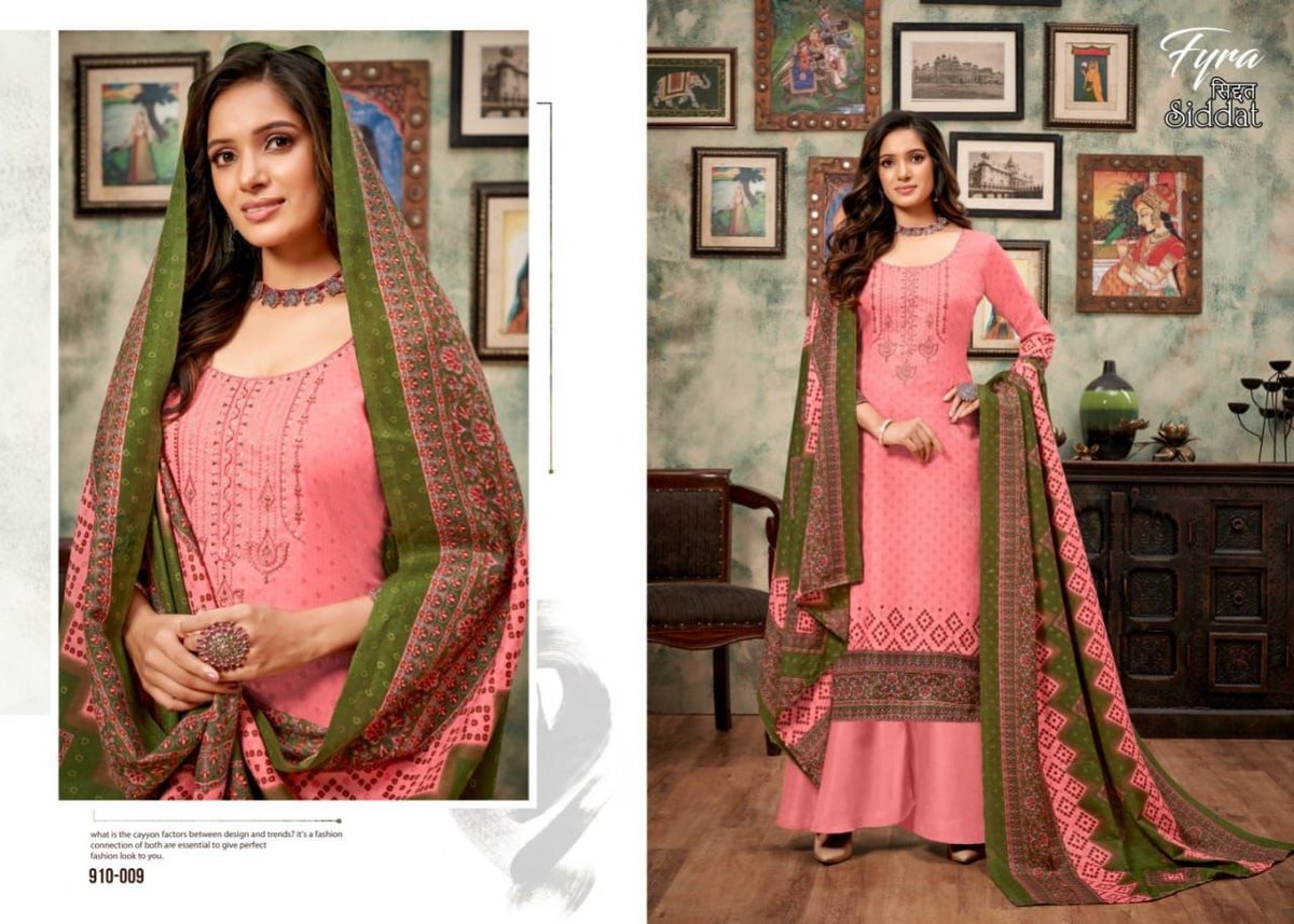 Alok Suits Fyra Siddat 910-001 to 910-010 Series 9