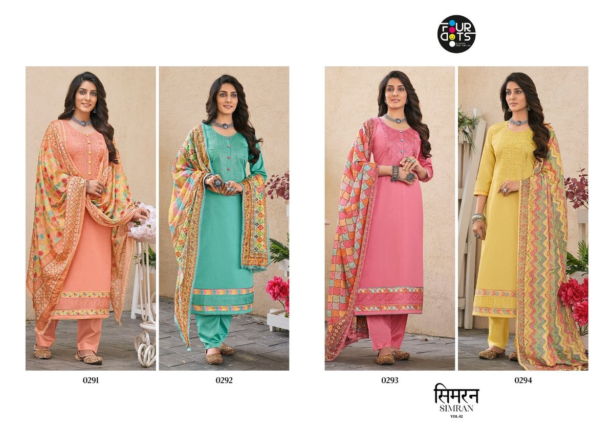 Four Dots Simran Vol-2 0291-0294 Series 5