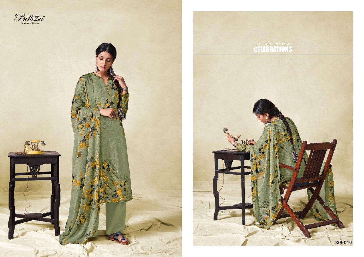 Belliza Designer Richa 529-001 to 529-010 Series 10