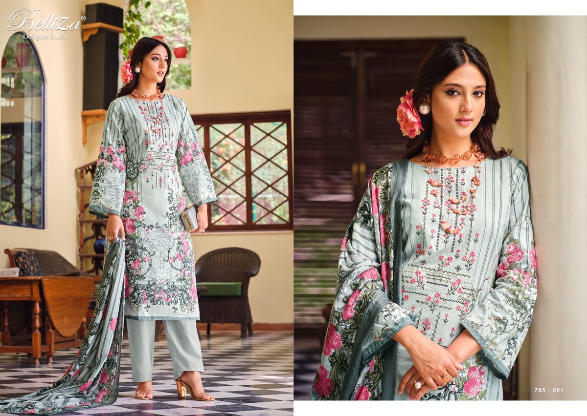 Belliza Designer Naira Vol-2 765-001 to 765-010 Series 1