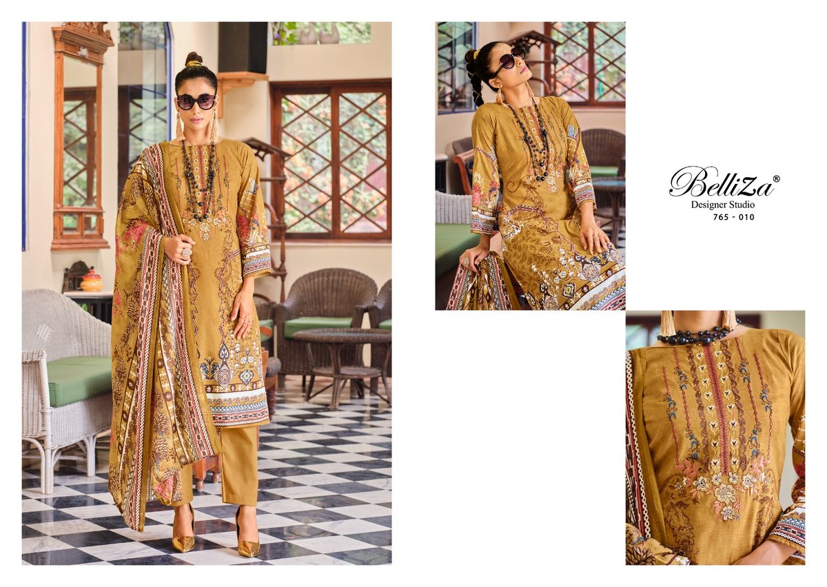 Belliza Designer Naira Vol-2 765-001 to 765-010 Series 10