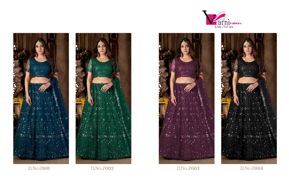 Varni Fabric Zeeya Mehak 7001-7004 Series 5